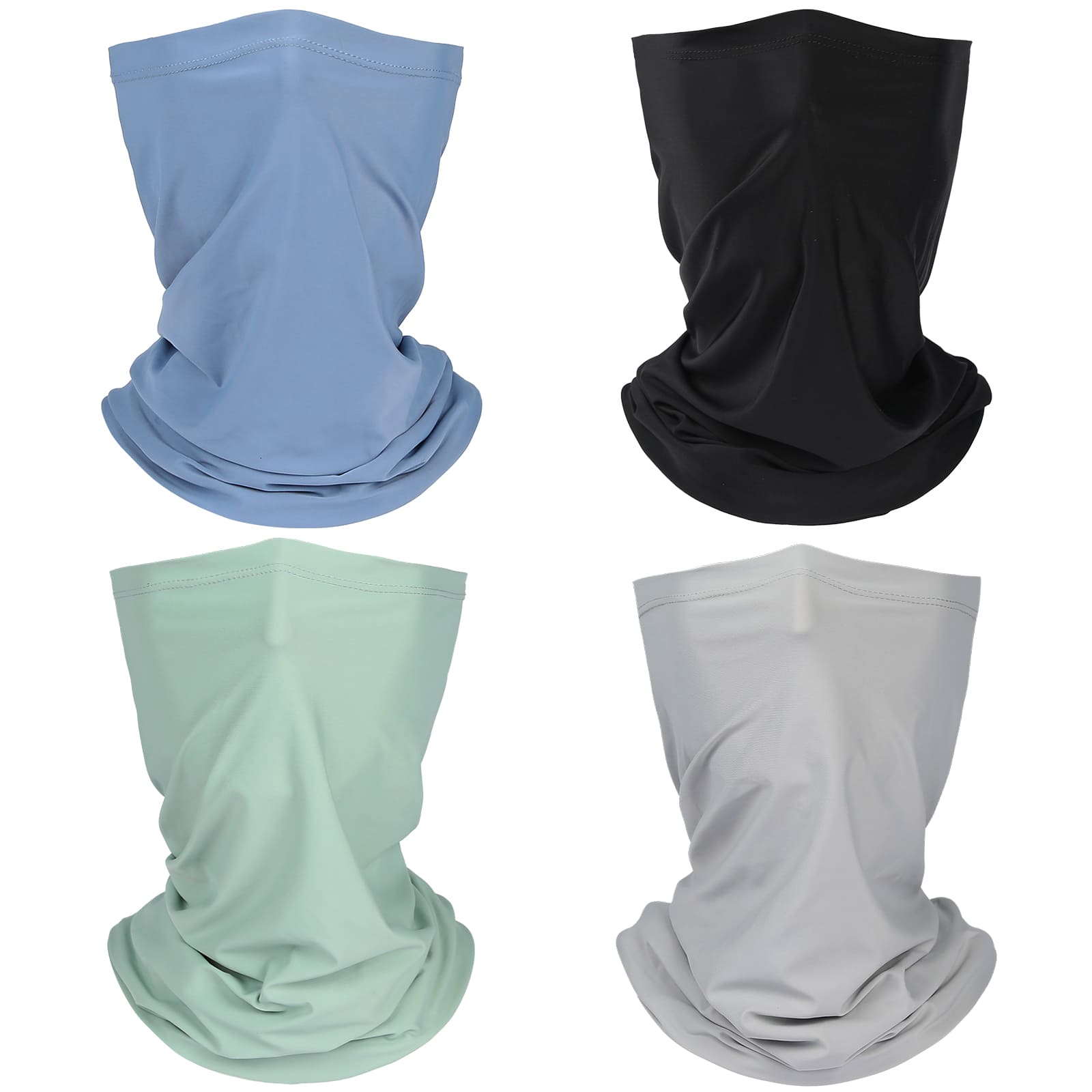 Summer Cooling Neck Gaiter Face Mask Balaclava, Breathable Bandana for Men Women Outdoor Sports UPF 50+ 